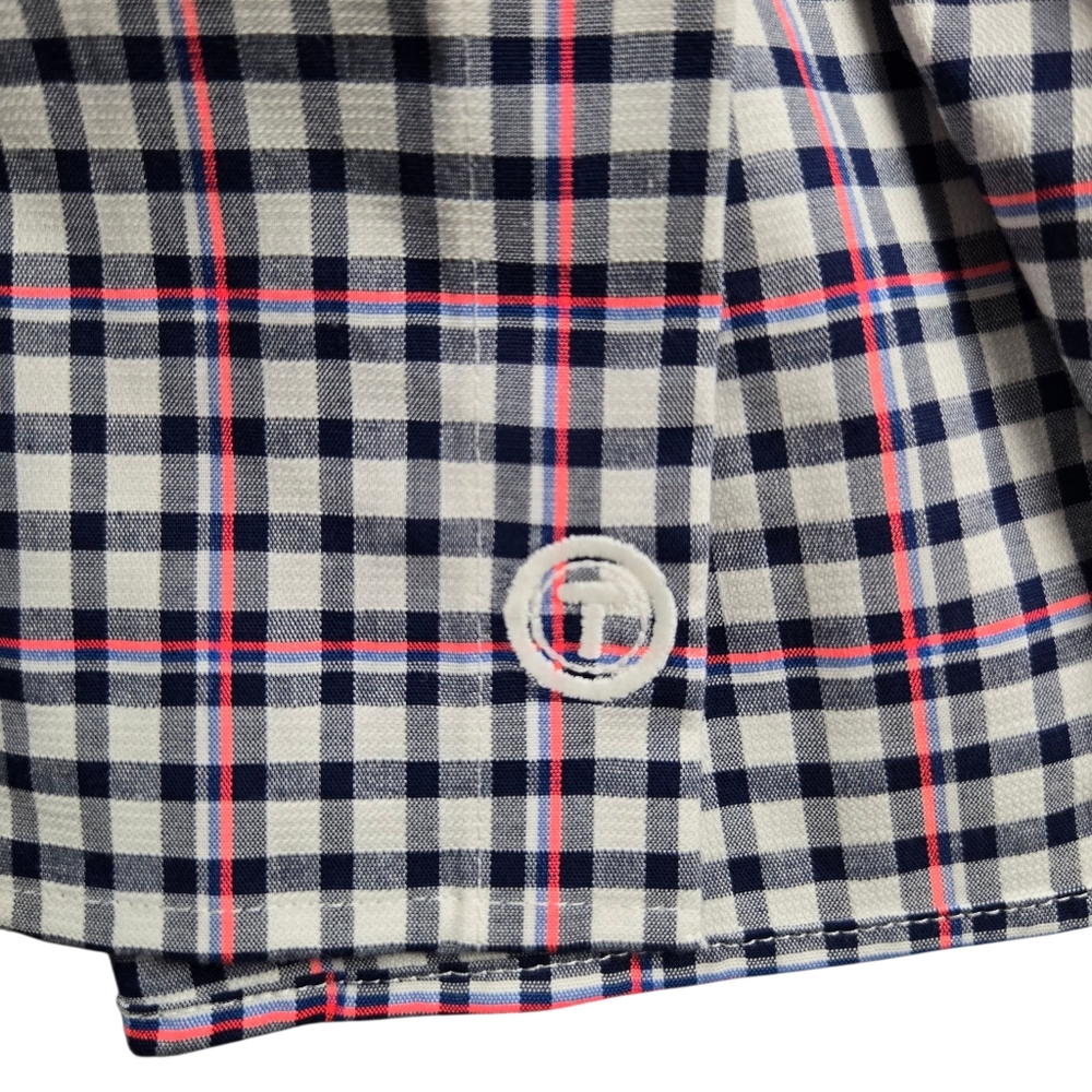 Twillory Untuckable Glow Button-Down Shirt Tailored Fit Plaid Check‎ - Picture 8 of 13
